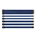 Thermaltake AC-035-CN1NAN-A1 TtMod Sleeved PSU Extension Cable Set - Blue/Black