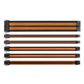 Thermaltake AC-036-CN1NAN-A1 TtMod Sleeved PSU Extension Cable Set - Orange/Black