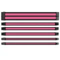 Thermaltake AC-046-CN1NAN-A1 TtMod Sleeved PSU Extension Cable Set - Pink/Black