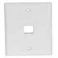 Keystone YN8050 Wall Plate Single White