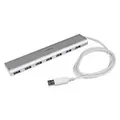StarTech ST73007UA 7Port USB Hub - Aluminum and Compact USB 3.0 Hub for Mac