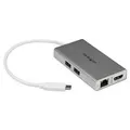 StarTech DKT30CHPDW USB-C Multiport Adapter Travel Dock - 4K HDMI, GbE, 2x USB, PD