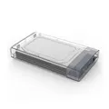 Simplecom SE301-CL 3.5" SATA to USB 3.0 Hard Drive Docking Enclosure - Clear