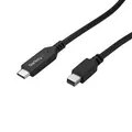 StarTech CDP2MDPMM6B 1.8m / 6 ft USB-C to Mini DisplayPort Cable - 4K 60Hz - Black