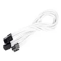 SilverStone SST-PP07-EPS8W White PP07 8Pin To 8Pin (4+4) EPS Sleeved Power Cable Extension
