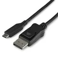 StarTech CDP2DP141MB 3.3ft USB C to DisplayPort 1.4 Cable Video Adapter 8K 60Hz HDR