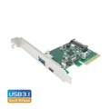 Simplecom EC312 PCI-E 2.0 x4 2-Port USB 3.1 Type-C and Type-A Expansion Card
