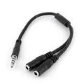 StarTech MUYHSMFF Headset adapter Cable w/ headphone/mic plugs