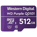 WD WDD512G1P0C Purple SC QD101 512GB microSDXC U1 Memory Card (Avail: In Stock )