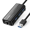 Ugreen 20265 3 Port USB3.0 Hub with Gigabit Ethernet Adapter