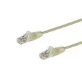 StarTech N6PAT100CMGRS 1m CAT6 Cable - Grey Slim CAT6 Patch Cord - Snagless - LSZH
