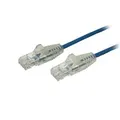 StarTech N6PAT150CMBLS 1.5m CAT6 Cable - Blue Slim CAT6 Patch Cord - Snagless - LSZH
