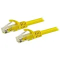 StarTech N6PATC150CMYL CAT6 Ethernet Cable 1.5m Yellow 650MHz Snagless Patch Cord