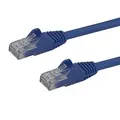 StarTech N6PATC150CMBL CAT6 Ethernet Cable 1.5m Blue 650MHz 100W Snagless Patch Cord