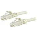StarTech N6PATC750CMWH CAT6 Ethernet Cable 7.5m White 650MHz 100W Snagless Patch Cord