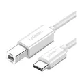 Ugreen 40417 1.5M USB Type-C to USB-B Cable - White