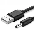 Ugreen 10376 USB 2.0 Type-A to DC 3.5mm Black Charging Cable - 1m