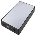 Simplecom SE325 3.5" SATA to USB 3.0 Hard Disk Drive Enclosure - Silver