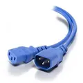 Alogic MF-C13C14-0.5-BLU 0.5m IEC C13 to IEC C14 Computer Power Extension Cord (M/F) BLUE (Avail: In Stock )