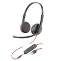 Poly 209747-201 Blackwire C3225 UC Stereo USB Business Headset (USB & 3.5mm) (Avail: In Stock )