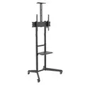 Brateck T1040T Compact TV Trolley Cart With Camera Shelf (37 - 70" 50kg Max)