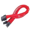 SilverStone SST-PP07-PCIR Red PP07 8Pin To 8Pin (6+2) PCIE Sleeved Power Cable