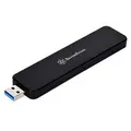 SilverStone SST-MS09B MS09 M.2 SATA External SSD Enclosure with USB 3.1 Gen 2 - Black