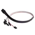 SilverStone SST-CPS03 CPS03 50cm Mini SFF-8087 to SAS/SATA with Sideband Cable
