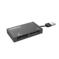 Simplecom CR216-BK USB 2.0 All in One Memory Card Reader - Black