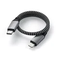 Satechi ST-TCL10M 25cm USB-C to Lightning Charging Cable (Avail: In Stock )