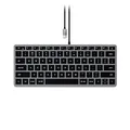 Satechi ST-UCSW1M Slim W1 Wired Backlit Keyboard - Space Grey