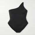 Norma Kamali - Mio One-shoulder Swimsuit - Black - medium