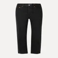 RE/DONE - 70s High Rise Stove Pipe Straight-leg Jeans - Black - 31