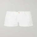 FRAME - Le Cutoff Denim Shorts - White - 34