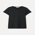 rag & bone - The Tee Cotton-jersey T-shirt - Black - x small