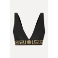 Versace - Triangle Bikini Top - Black - 4
