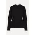 Joseph - Stretch Silk-blend Sweater - Black - small