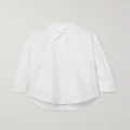 Anine Bing - Mika Cotton-poplin Shirt - White - large