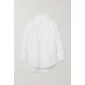Anine Bing - Mika Cotton-poplin Shirt - White - large