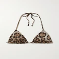 Dolce & Gabbana - Leopard-print Triangle Bikini Top - Leopard print - 2
