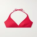 Eres - Les Essentiels Gang Triangle Halterneck Bikini Top - Red - FR38