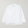 The Row - Essentials Luka Oversized Cotton-poplin Shirt - White - large