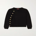 Altuzarra - Minamoto Button-detailed Cashmere Sweater - Black - large