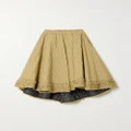 Moncler Genius - + 1952 Ruffled Quilted Shell Skirt - Camel - IT38