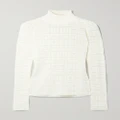 Givenchy - Jacquard-knit Turtleneck Sweater - White - x small