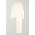 Olivia von Halle - Carmel Silk And Cashmere-blend Sweatshirt And Track Pants Set - White - x large