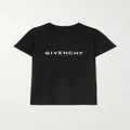 Givenchy - Printed Cotton-jersey T-shirt - Black - x small