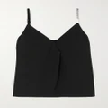 Givenchy - Chain-embellished Twill Camisole - Black - FR34
