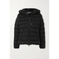 Moncler - Herbe Hooded Quilted Shell Down Jacket - Black - 4