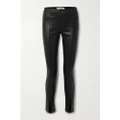L'Agence - Jyothi Coated High-rise Skinny Jeans - Black - 25